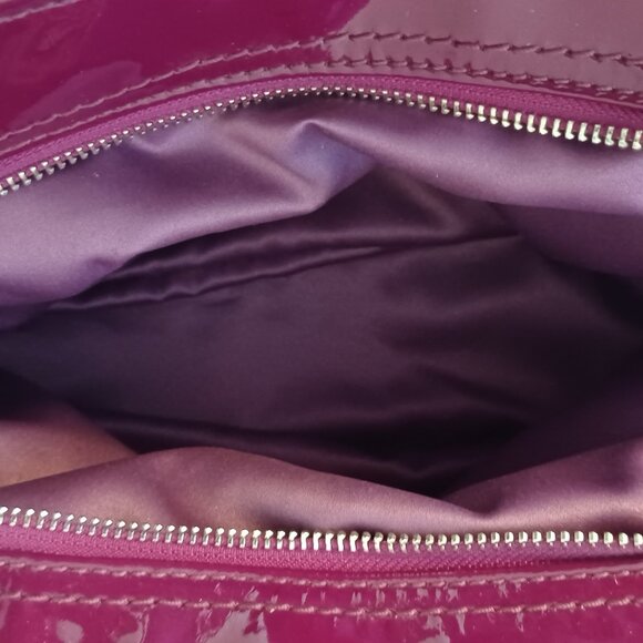 Coach Madison Maggie Patent Leather Hobo Shoulder Bag, Orchid - Picture 7 of 15